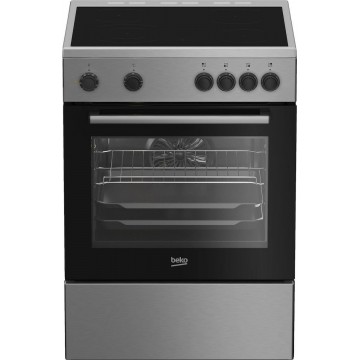 Beko FBM6701X Κουζίνα 66lt με Κεραμικές Εστίες Π60εκ.